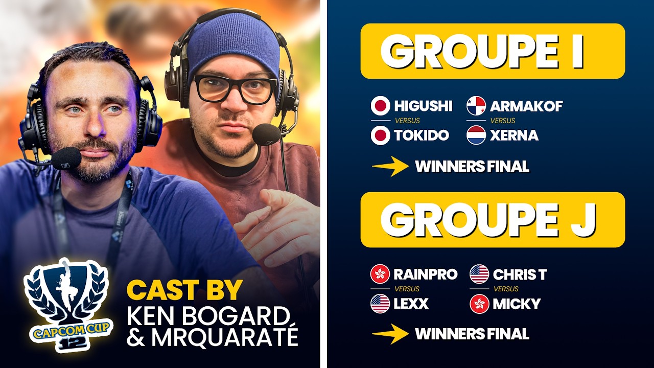CAPCOM CUP 12 - Groupe I et Groupe J - WINNERS - Street Fighter 6
