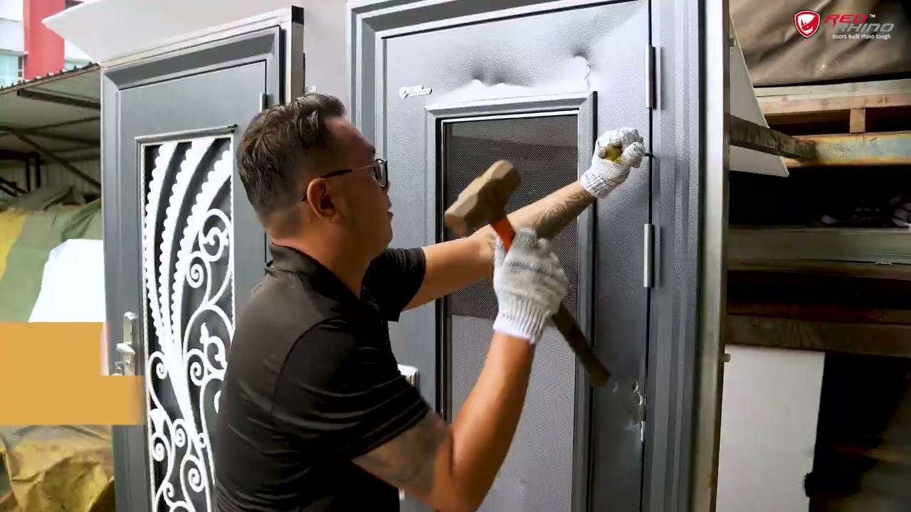 The Unbreak-in-able R Series | Red Rhino vs. OEM Security Door
