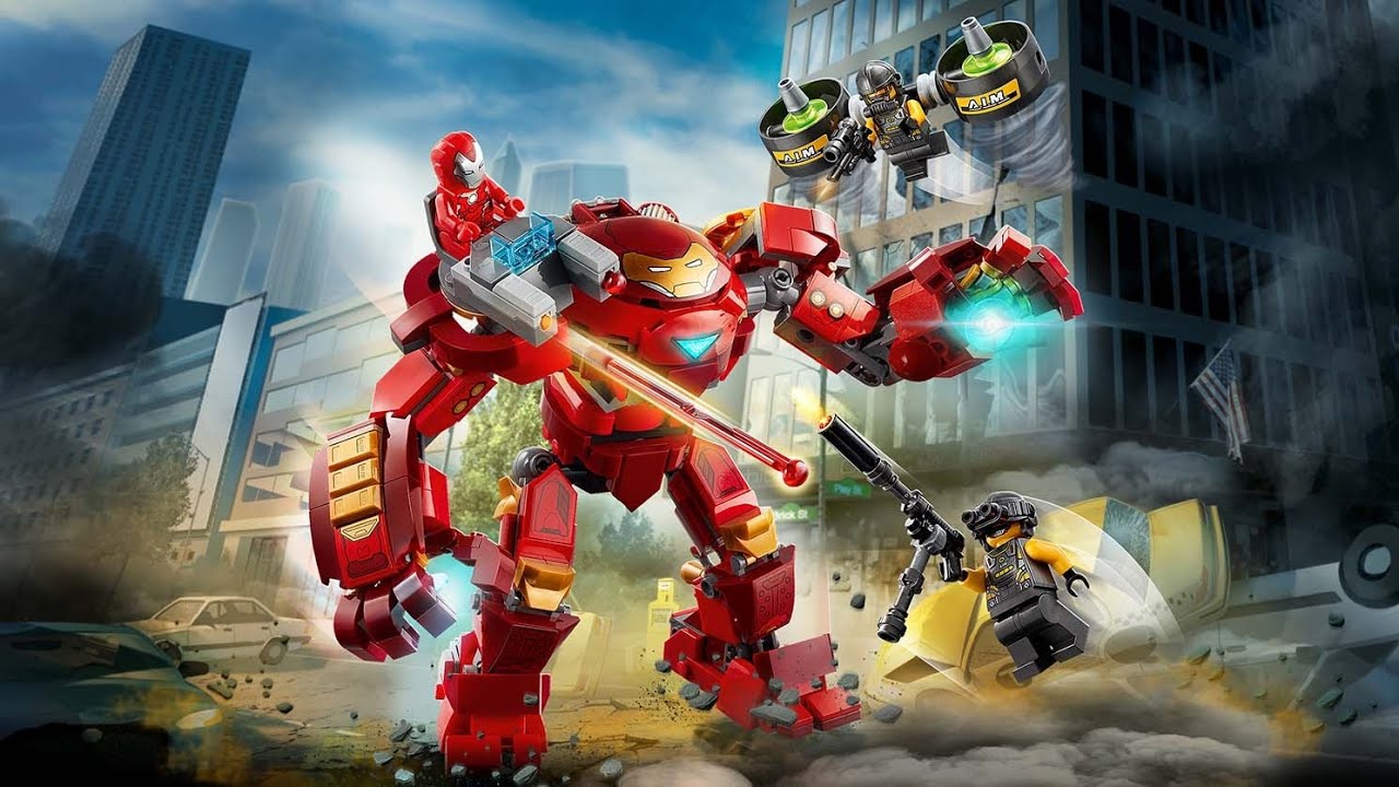 Lego Marvel Iron man Hulkbuster vs A. I. M. Agent 76164 Review