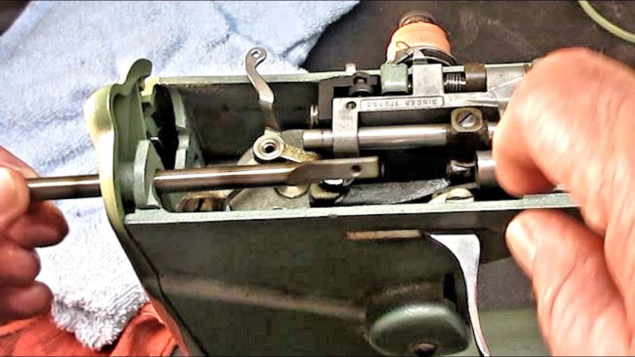 How to Remove, Install and Set the Height of the Presser Bar Singer Model 327K
