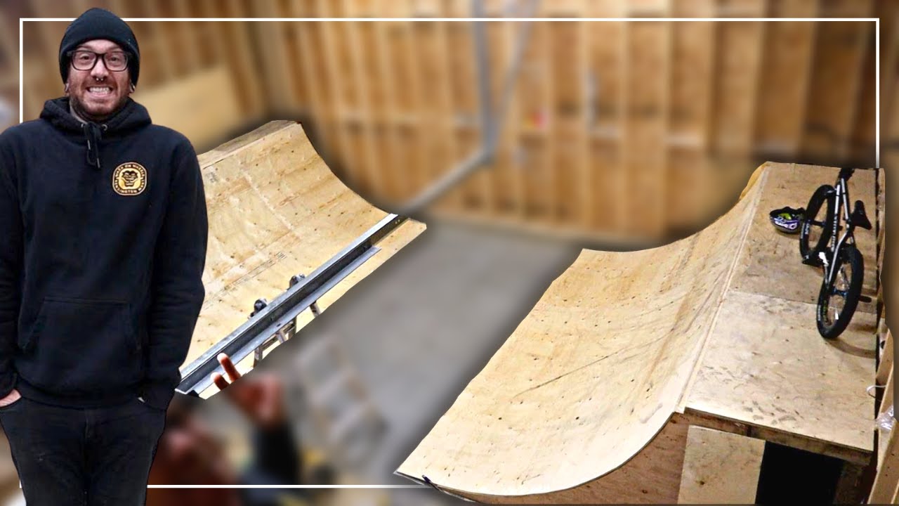Built a mini ramp INSIDE my garage