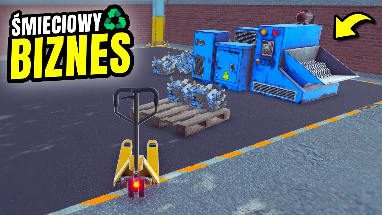 Czy uda się zarobić na ŚMIECIACH? | Recycling Center Simulator #01