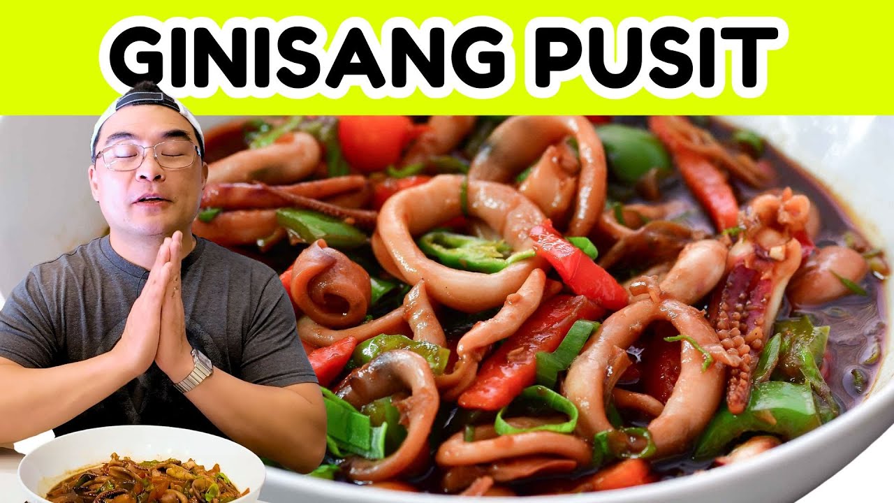 Ginisang Pusit | How To Cook Tender Squid Stir Fry