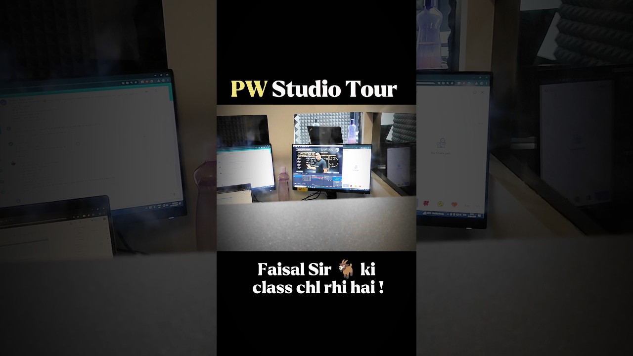 Faisal Sir's Live Class 😯 | PW Studio Tour by IITian 🔥 | Nishant Jotriwal | CLR MDH