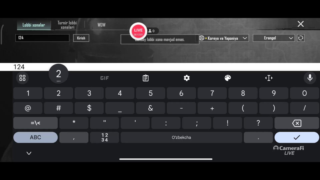 DUDU PUBGM's broadcast