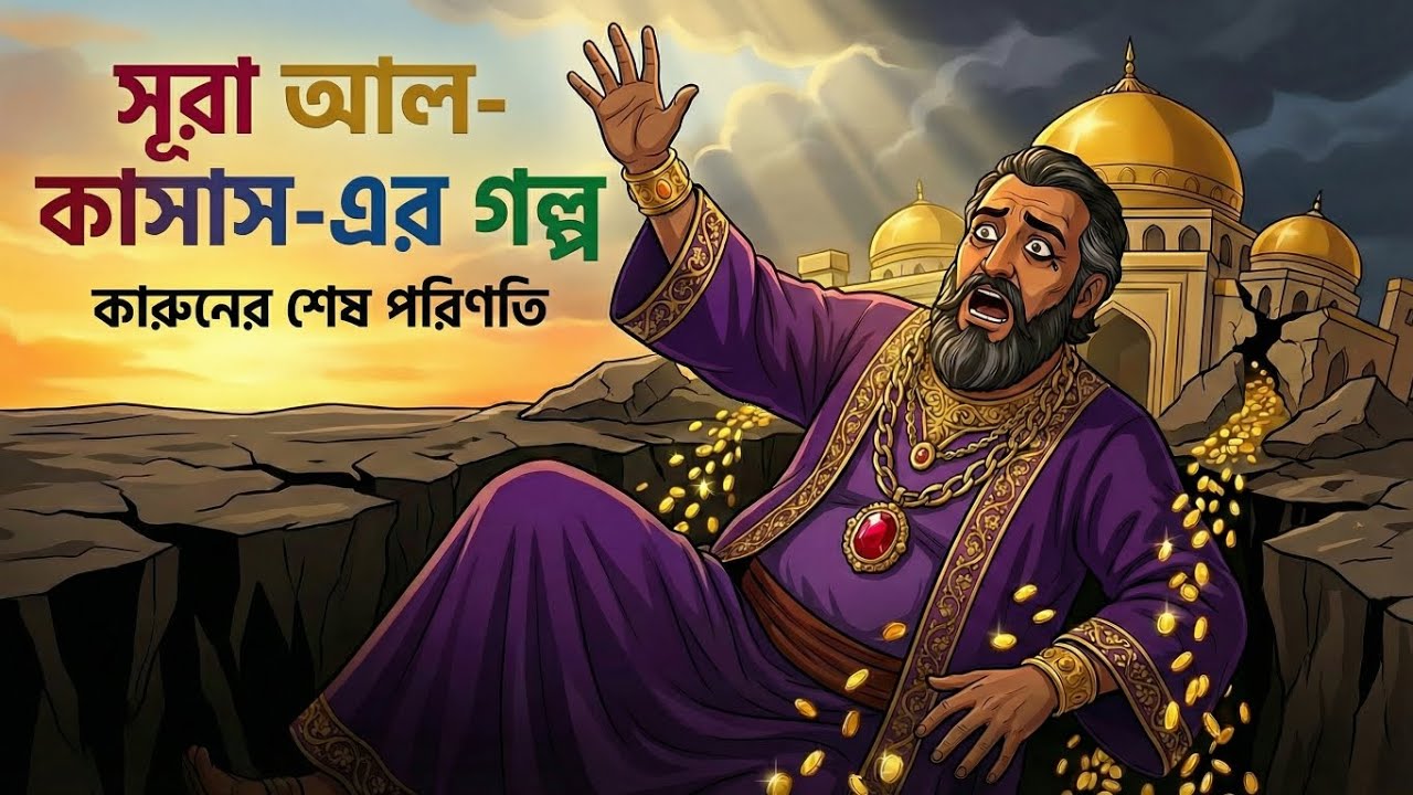 সূরা আল- কাসাস এর গল্প | পৃথিবীর সবচেয়ে ধনী মানুষ যাকে মাটি গিলে ফেলল | কুরআনের সত্য ঘটনা | 