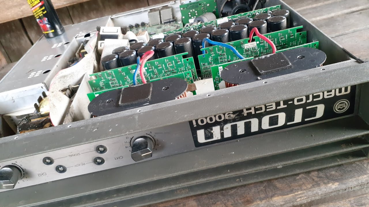 ISI DALAMAN POWER YG DIPAKAI RAMAYANA AUDIO CROWN 9000i