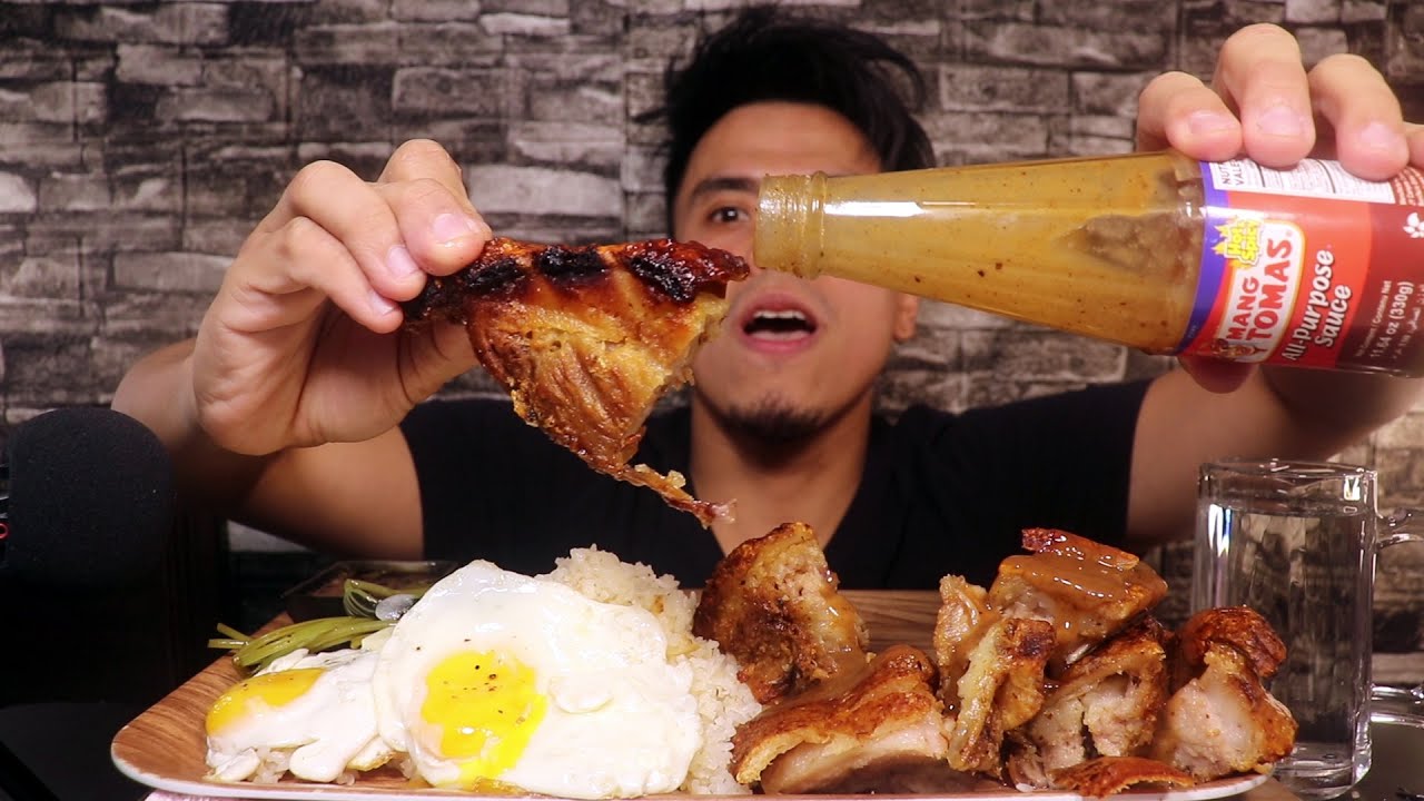 LECHON SILOG MUKBANG | HUNGRY MICHAEL