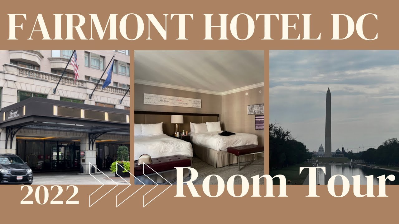 The Fairmont Washington DC Hotel Room Tour | 4th of July | Traveling to DC