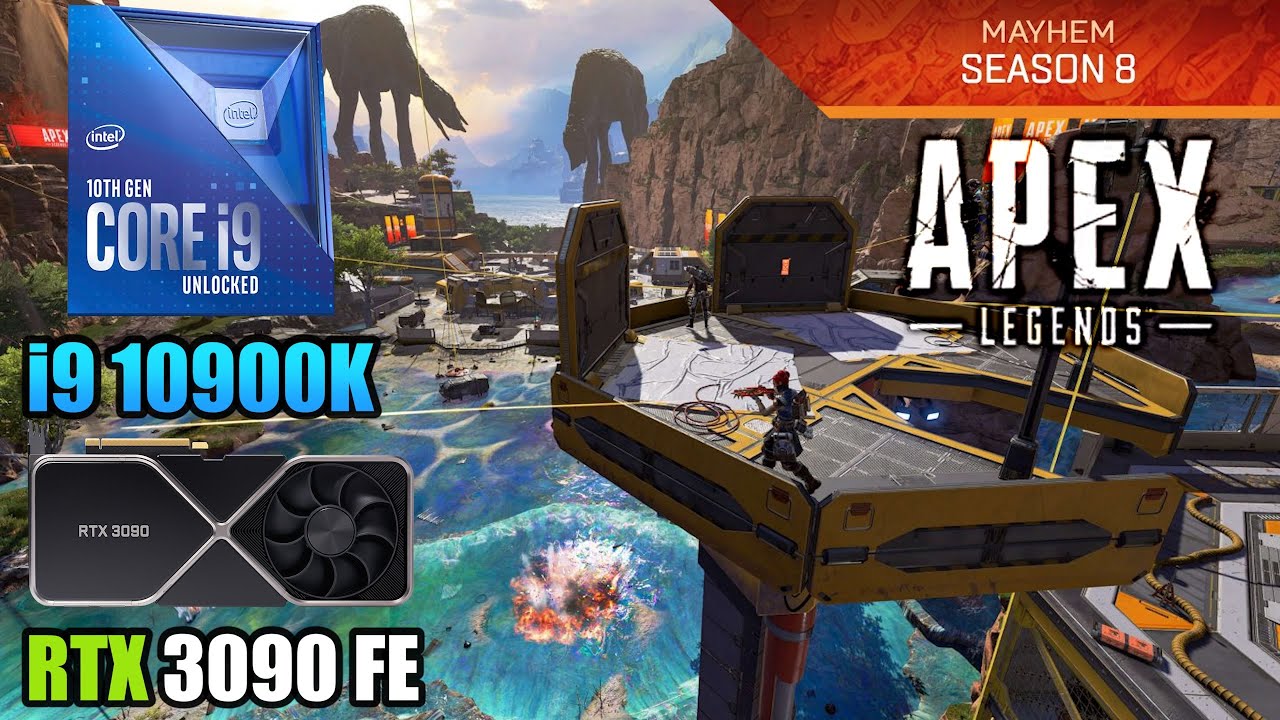 Apex Legends - RTX 3090 + i9 10900K - 1080p, 1440p & 4K - High & Low Settings - Season 8
