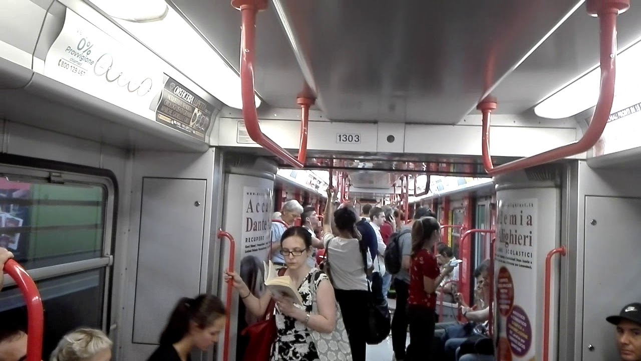 Metro v Mil&aacute;ně (It&aacute;lie): J&iacute;zda metrem na trase: 
