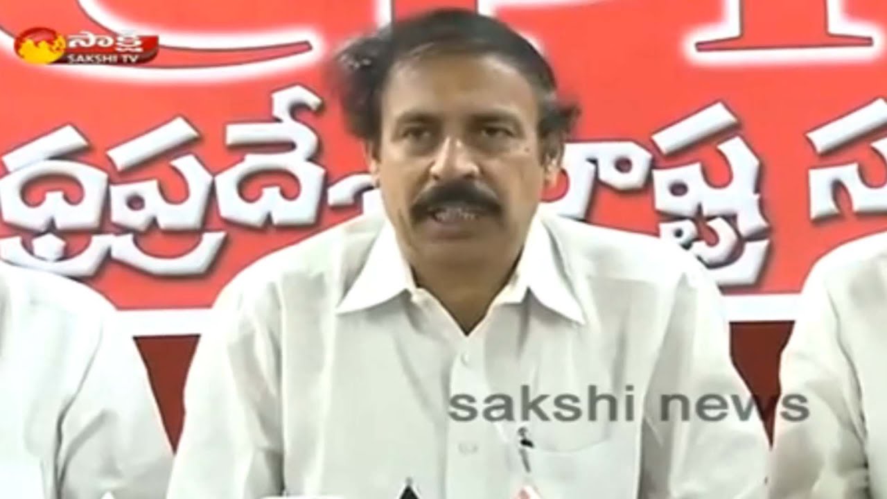 CPI Party Leader Ramakrishna Fire on AP CM Chandrababu Naidu