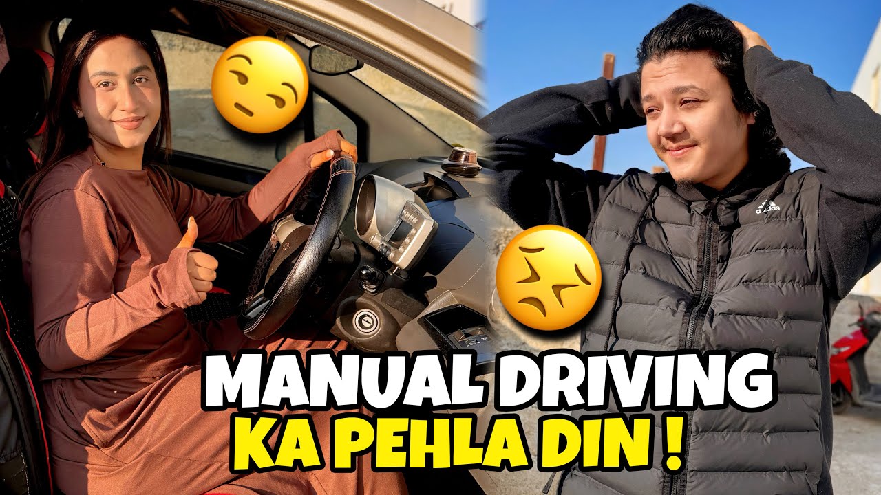 OMG BOHT HARD HA MANUAL CAR CHALANA ! 🥲 HE WAS SO DONE WITH ME 💔 #alizehjamali 