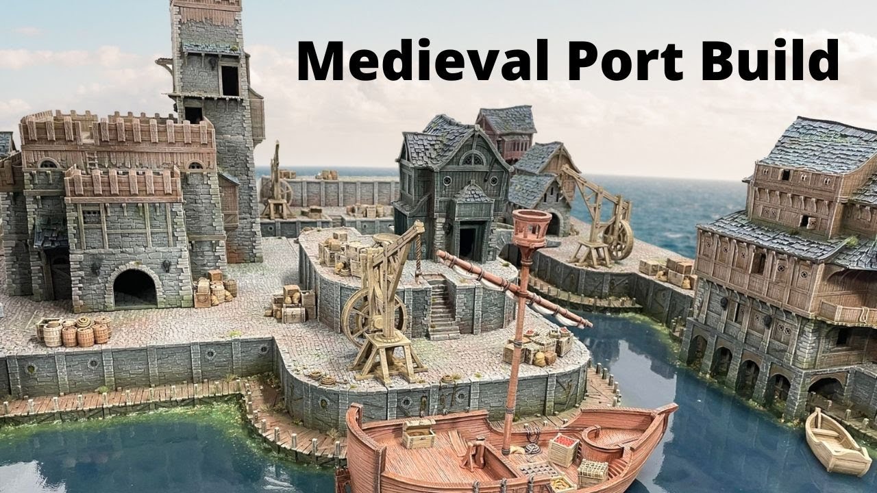 Создаем еще одну потрясающую игровую доску — Medieval Port для военных игр.