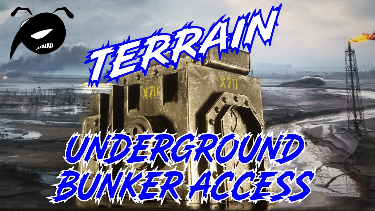 Warhammer 40K Terrain: Bunker Entrance