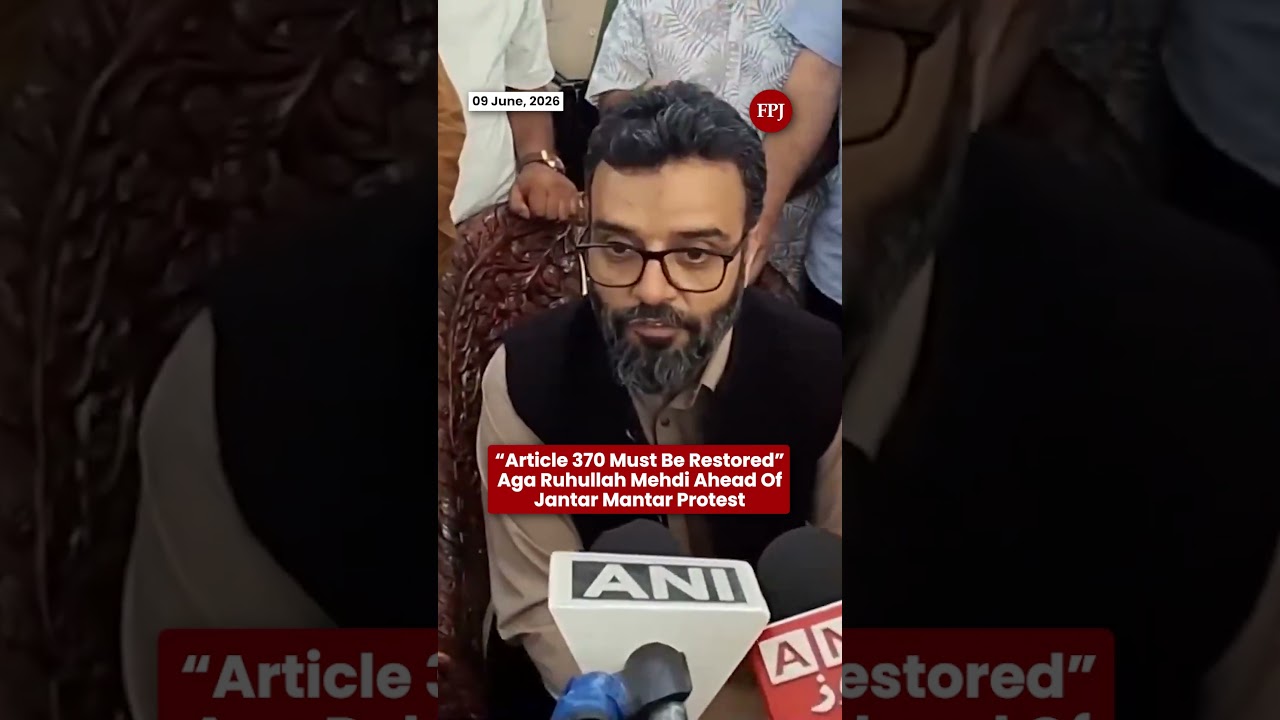 J&K NC MP Aga Ruhullah Mehdi Says He Will Raise Article 370 Issue At Jantar Mantar Protest