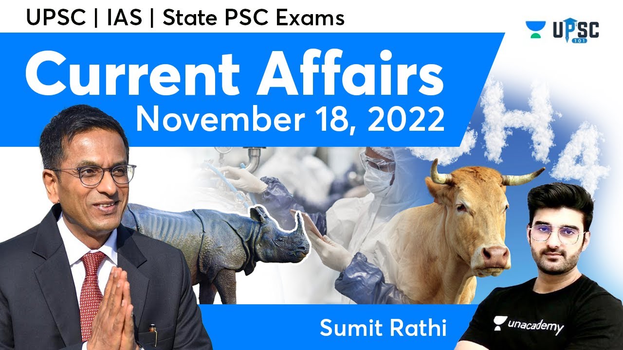 Daily Current Affairs In Hindi | 18 Nov 2022 | Sumit Rathi | UPSC 101