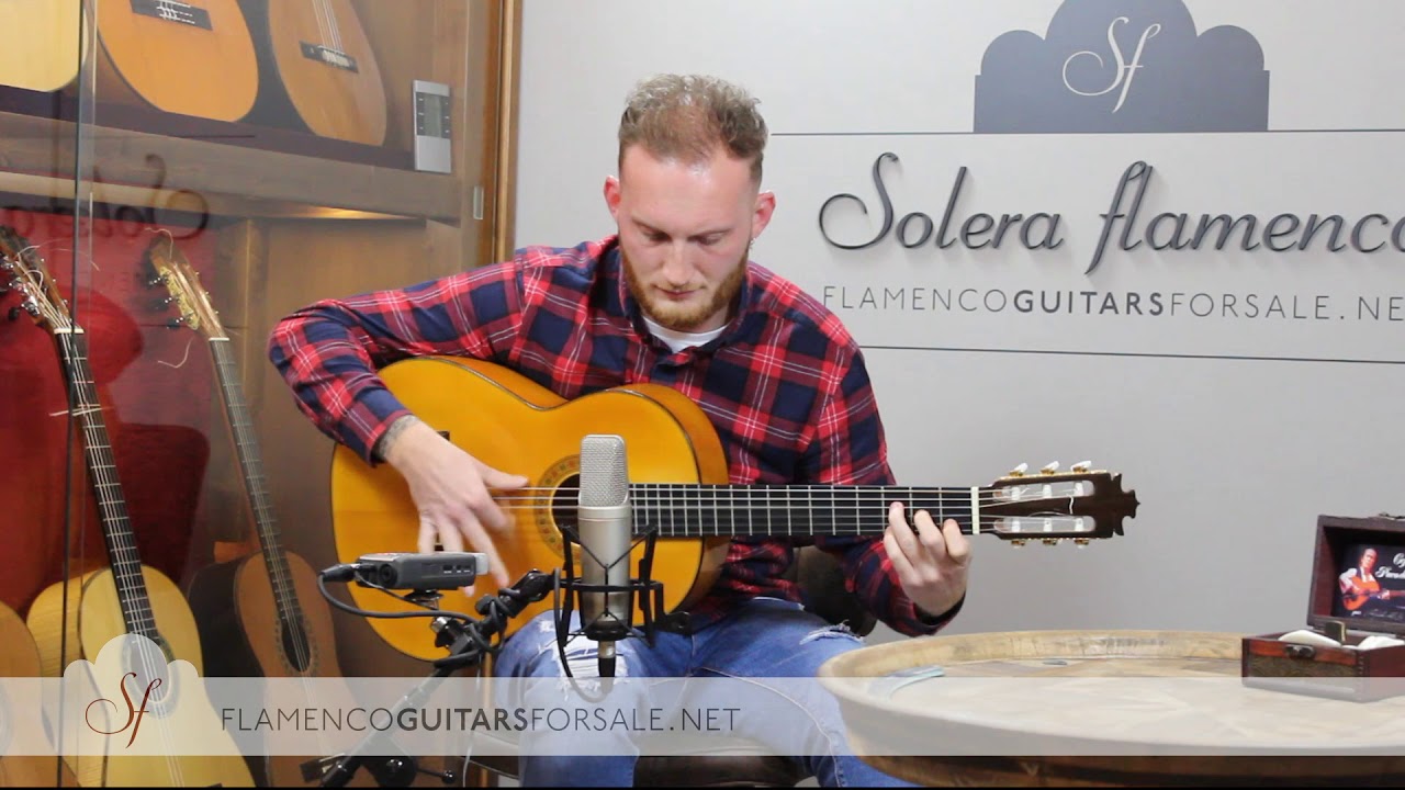 Francisco Barba 2011 flamenco guitar for sale played by Pepe Fern&aacute;ndez