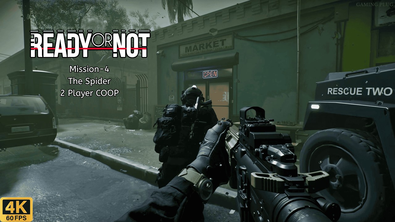 Ready Or Not (2021) Mission - 4 Standard 2 Player Coop Gameplay Walkthrough PC (4K 60FPS)