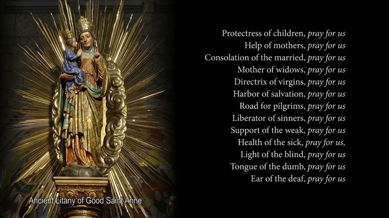 Ancient Litany of Good Saint Anne