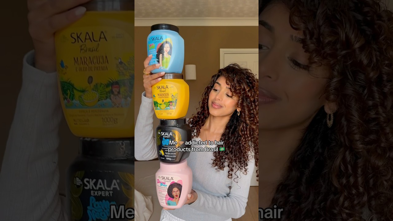 Curly hair products from Brasil  #skala #haircare #brazil #curlyhair