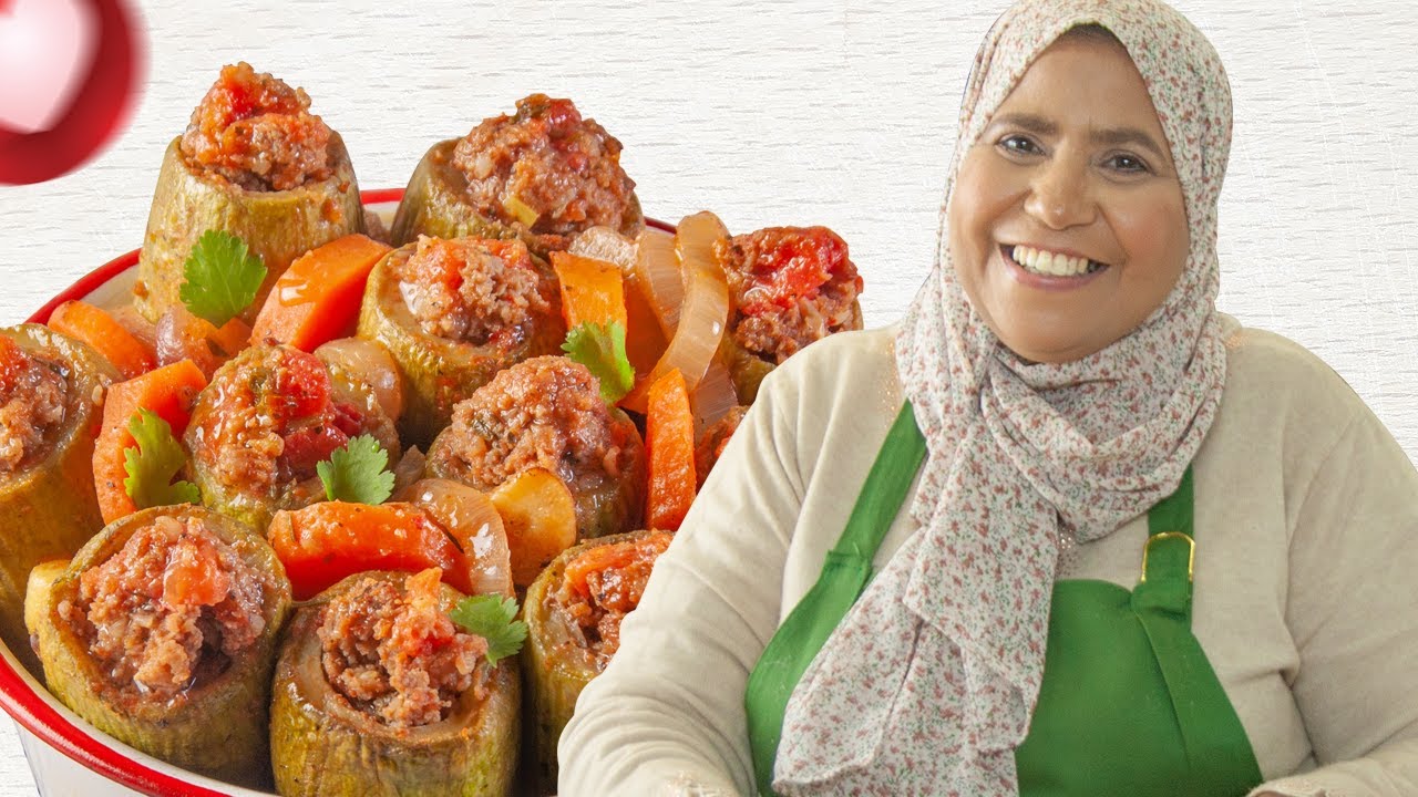 كوسة محشية لحمة مفرومة