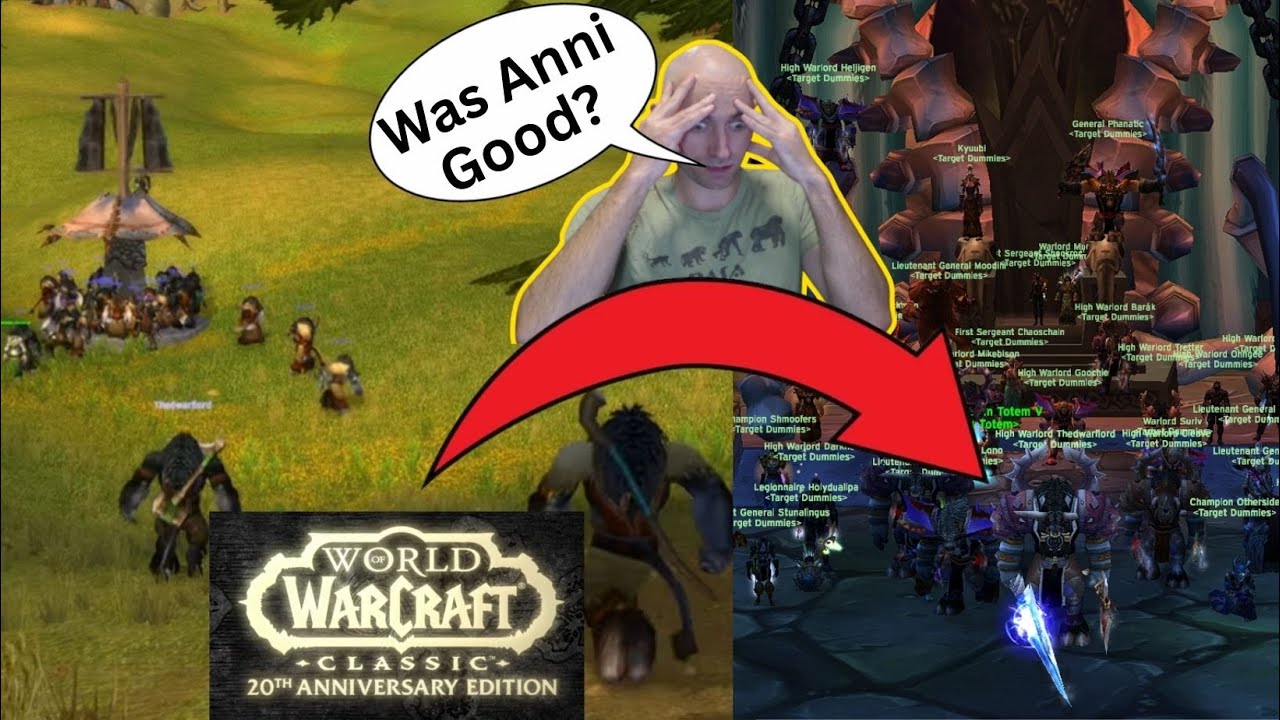Последний день оригинальной версии Vanilla на юбилейных серверах.