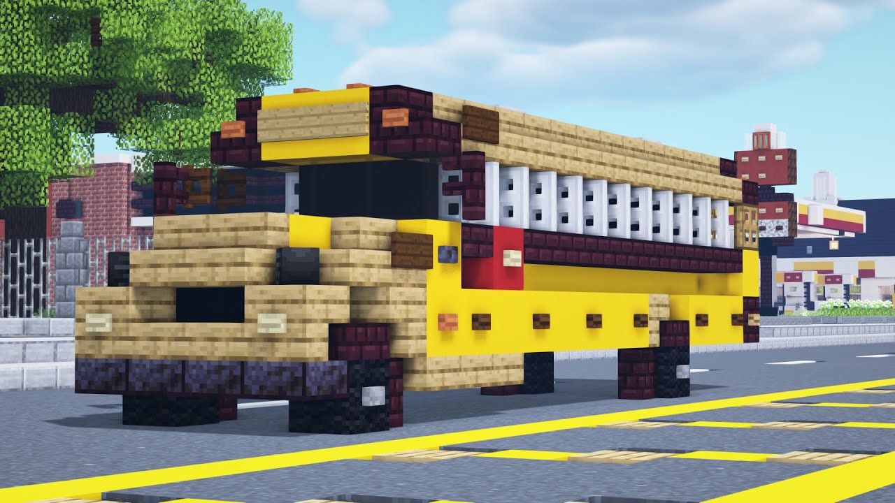 Minecraft School Bus Tutorial