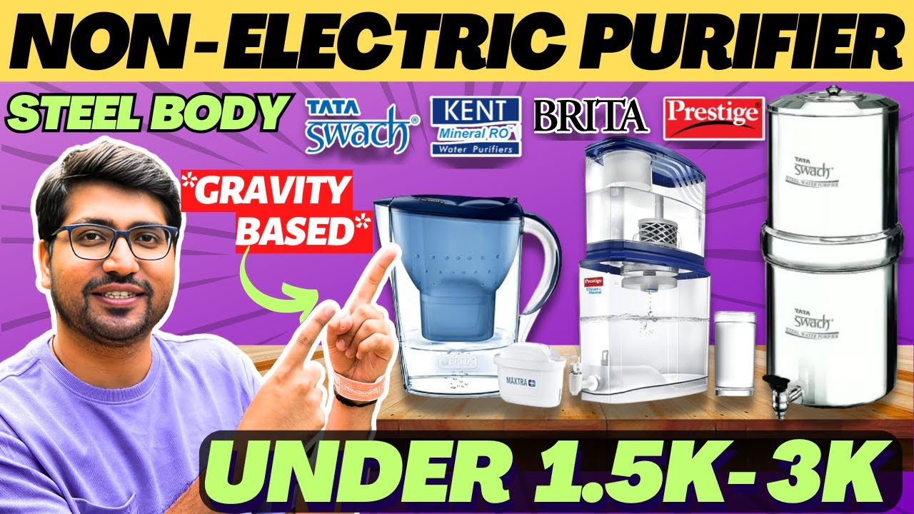 Best Non Electric Water Purifier 2025🔥Best Gravity Based Water Purifier🔥Water Purifier Under 3000