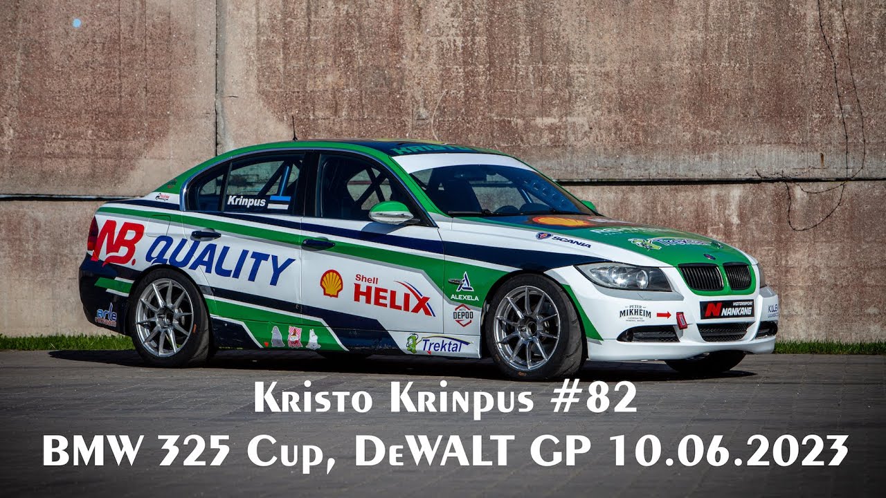 BaTCC BMW 325 Cup, DeWALT GP 2023, Race 2 highlights, onboard Kristo Krinpus #82