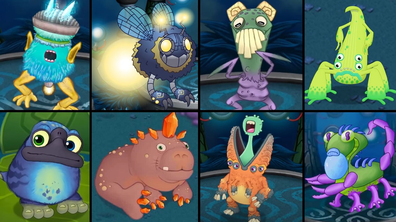 ALL Monsters Wublin Island Fanmade | My Singing Monsters