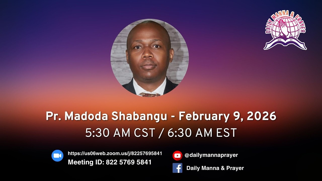 Daily Manna & Prayer February 9, 2026