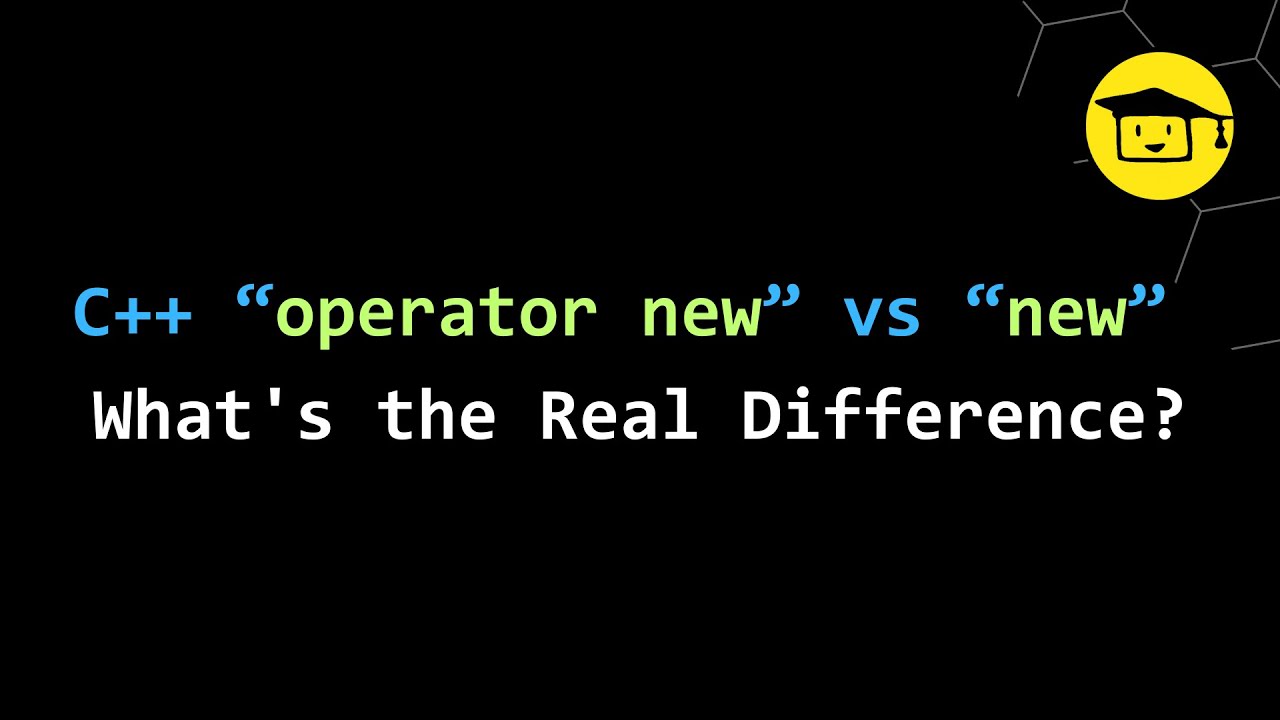 c++ operator new vs new