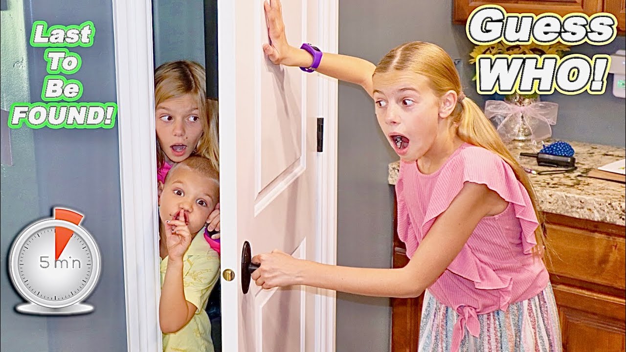 5 minute Guess WHO Last To Be Found Hide and Seek Closets Edition In Tannerites House!