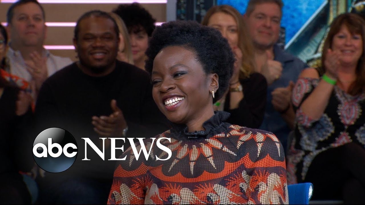 Danai Gurira celebrates 'Black Panther Day' on 'GMA' | GMA