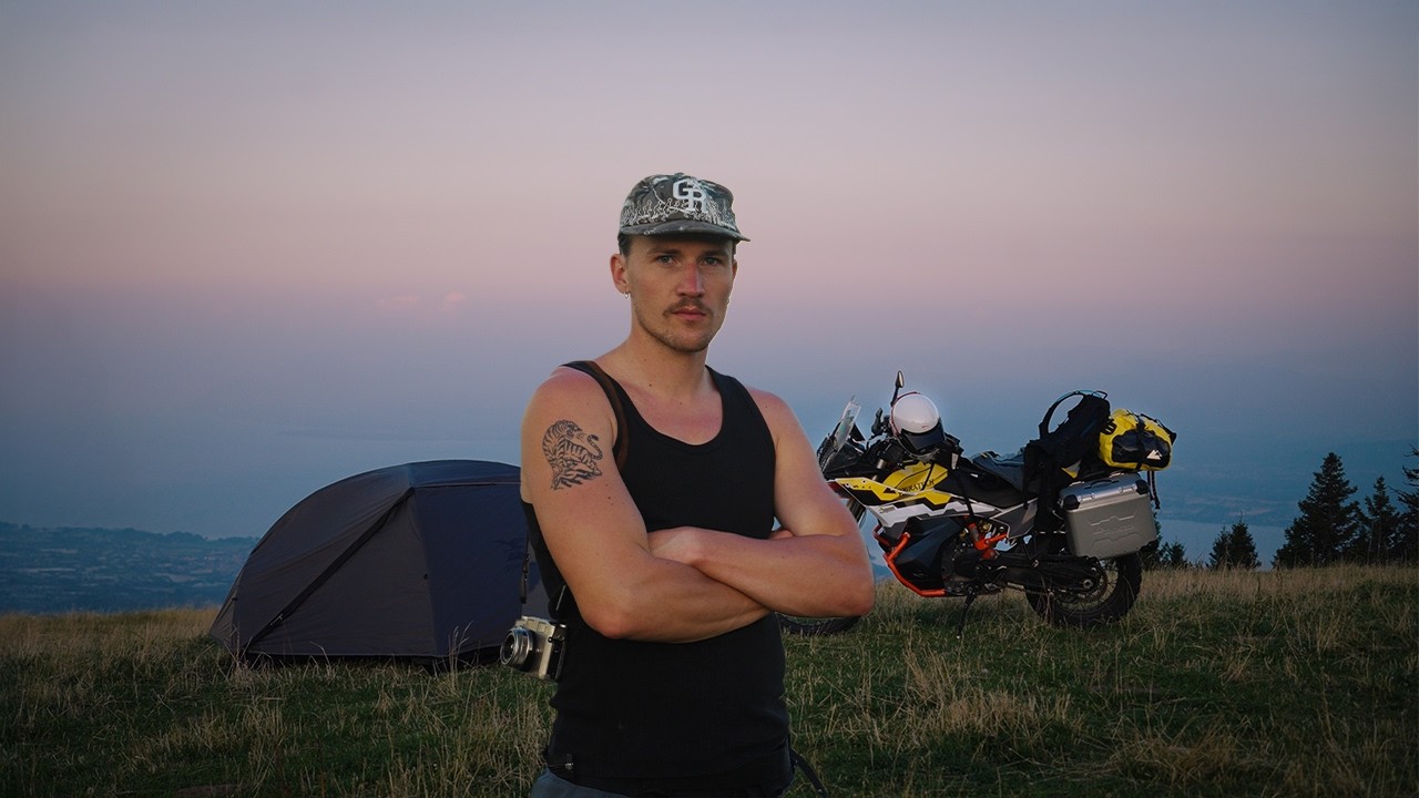 3 Tage Solo Motorrad Camping in der Schweiz