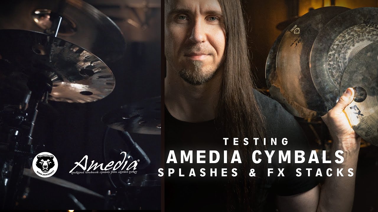 Testing Amedia Cymbals Pt. 1/2: Splashes, Fx, Stacks w/ Jackshop Drums