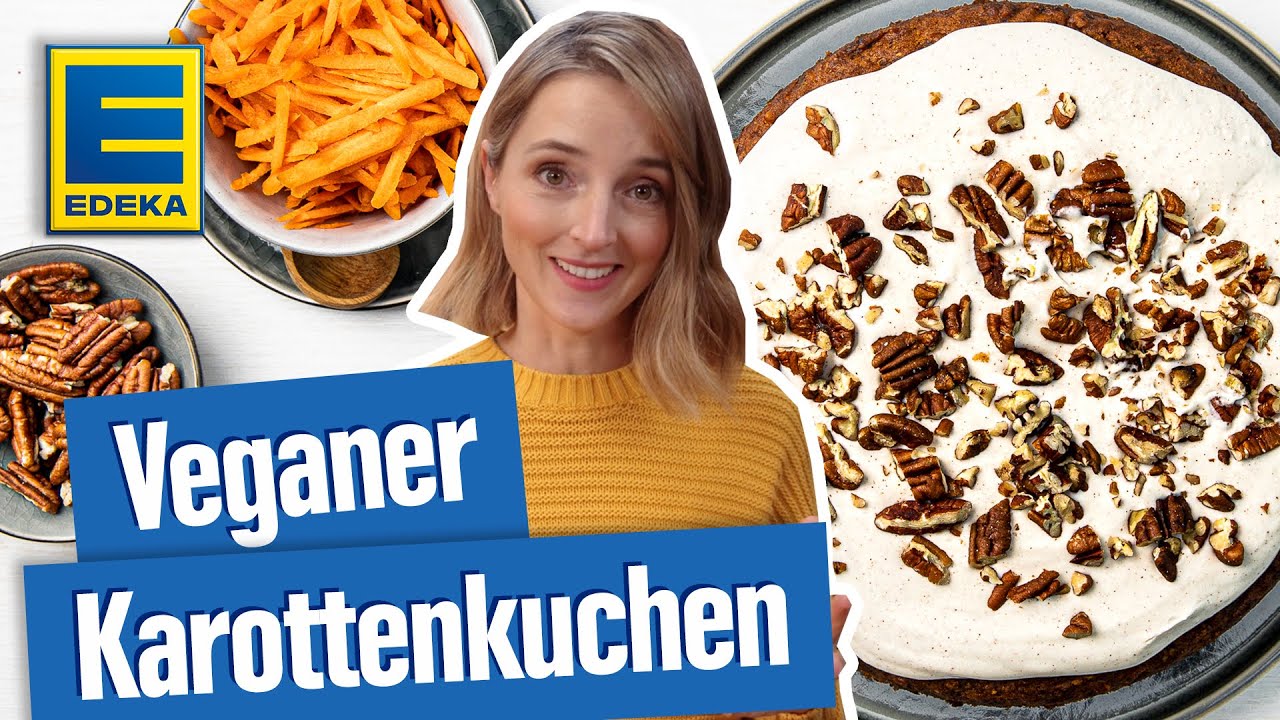 Veganer Karottenkuchen | Osterrezept für saftigen Möhrenkuchen