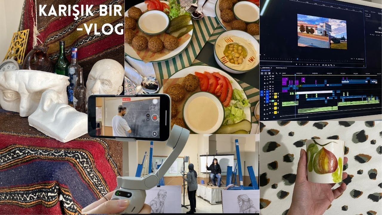 Aralık ve Ocak da bir öğrenci; tanıtım filmi çekimi, seramik boyama, finaller