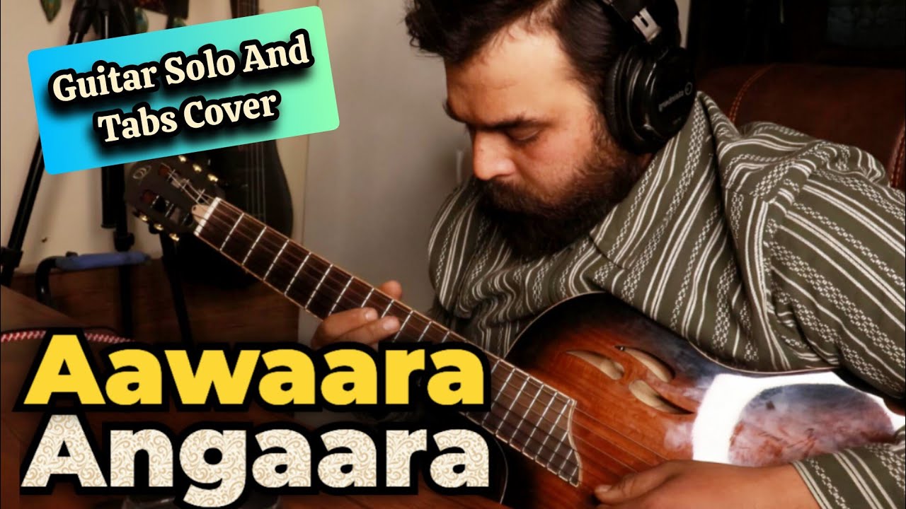 Aawaara Angaara Guitar Solo And Tabs Cover | AR Rehman | Faheem Abdullah | Tere Ishk Mein |