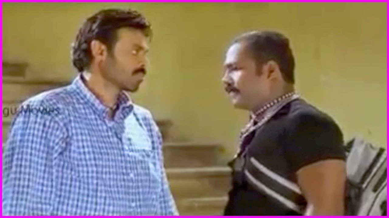 Venkatesh And Kalabhavan Mani Funny Scene - Gemini Telugu Movie Scenes