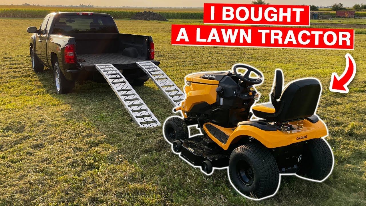 Я купил газонный трактор! Но скосит ли он мой заросший участок? | Cub Cadet XT2 LX46