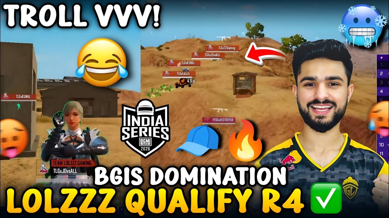 LOLZZZ DOMINATION ☠️ NO CAP 🧢🔥 LOLZZZ QUALIFY FOR BGIS ROUND 4 ✅ | GODL 