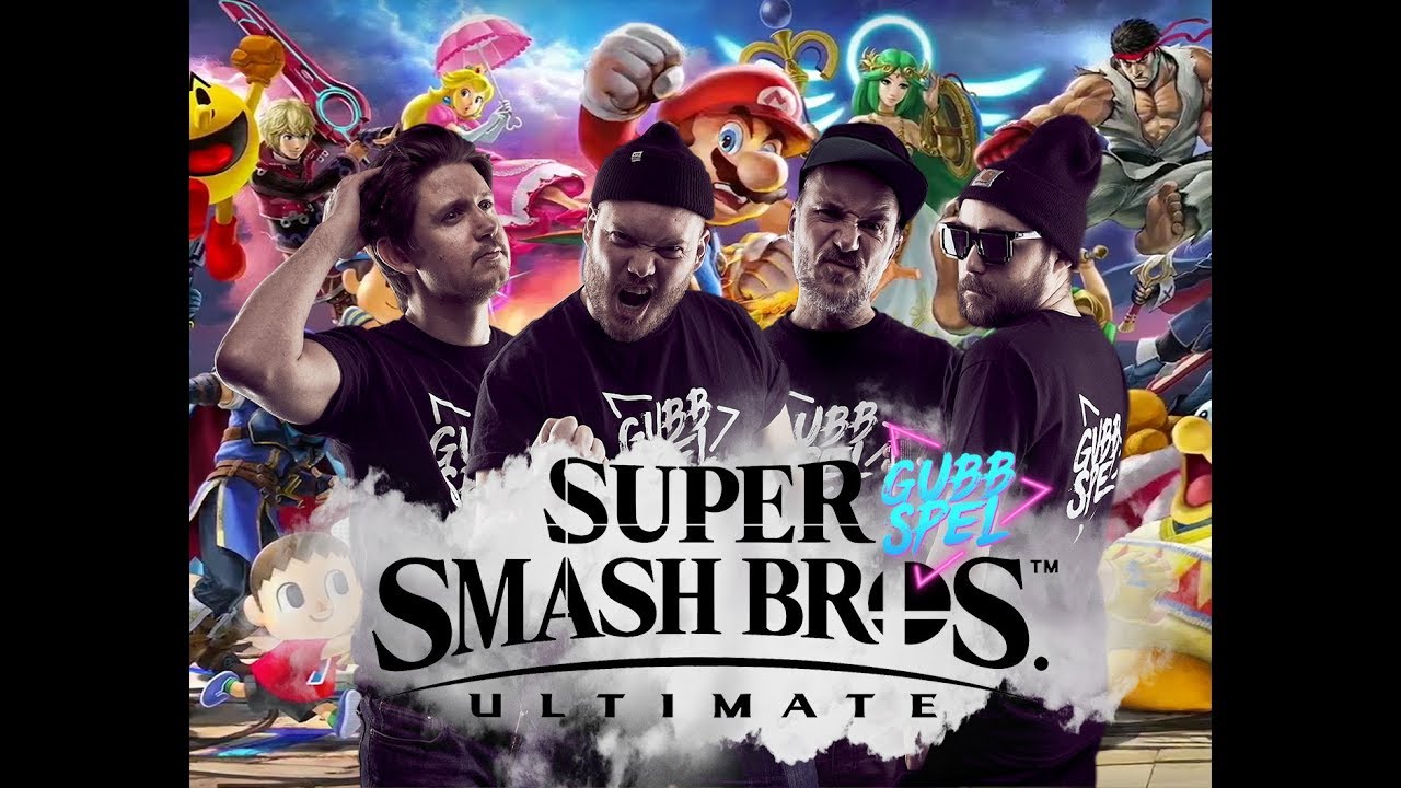 Gubbspel &ouml;ppnar SUPER SMASH BROS ULTIMATE - en f&ouml;rsta titt. 4 players