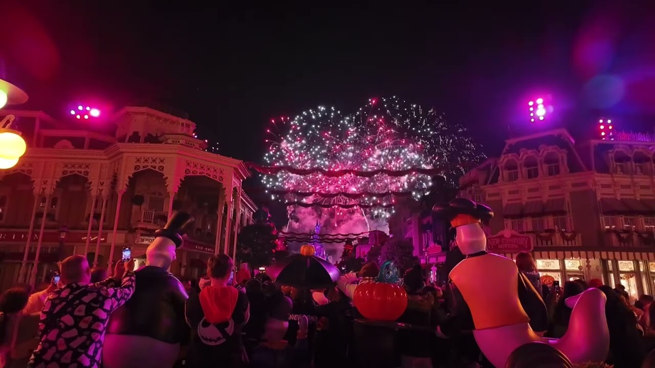 Feux d’artifice 2025 : Crépuscule des Vilains à Disneyland Paris #disneyhalloween #disneylandparis 