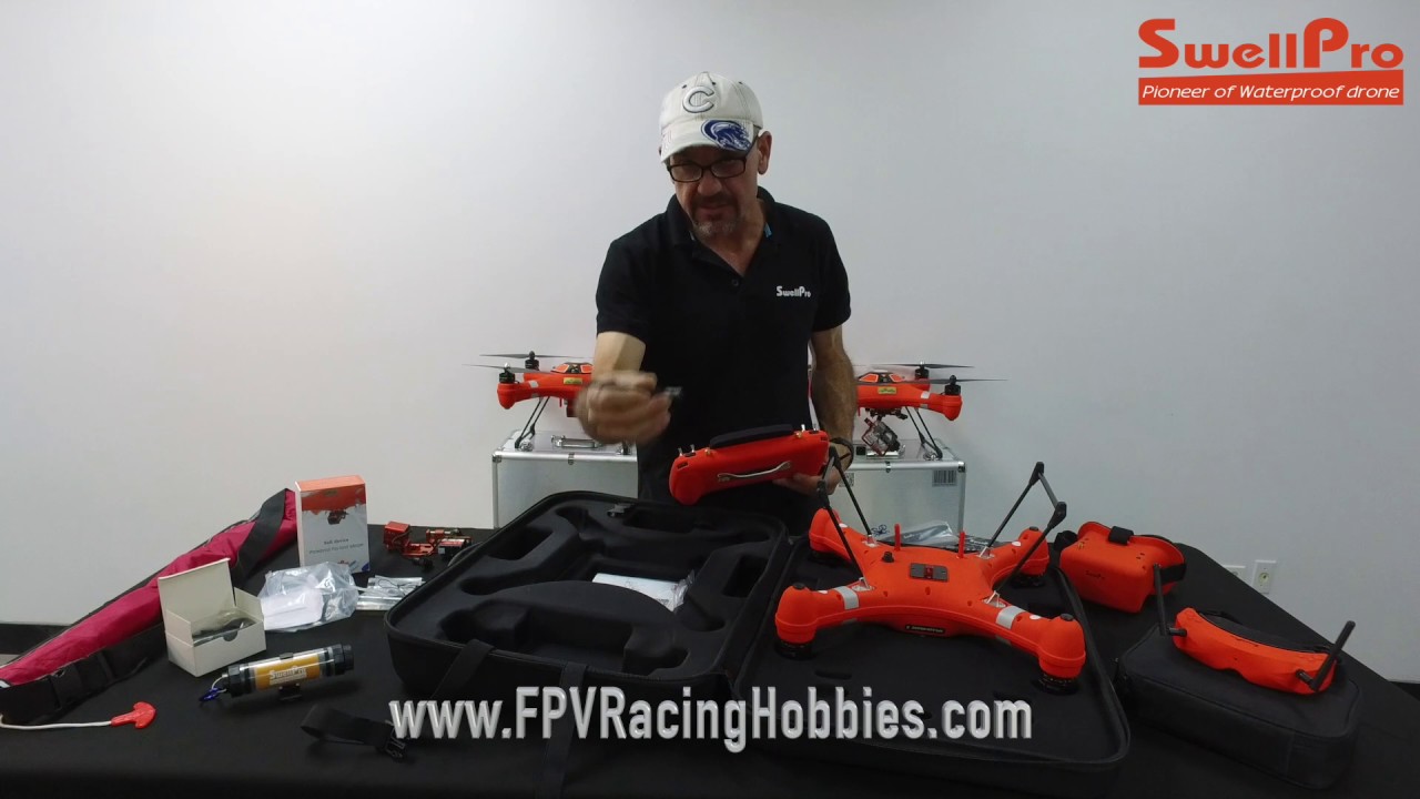 SwellPro Splash Drone Fisherman V3 Unboxing (waterproof fishing drone)