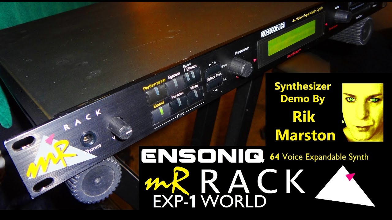 Ensoniq MR Rack 2017 EXP-1 The Real World Expansion Synthesizer Synth Rik Marston