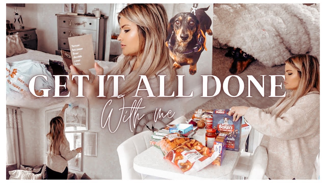 GET IT ALL DONE WITH ME - Temu haul, Tesco grocery haul & cleaning & organising