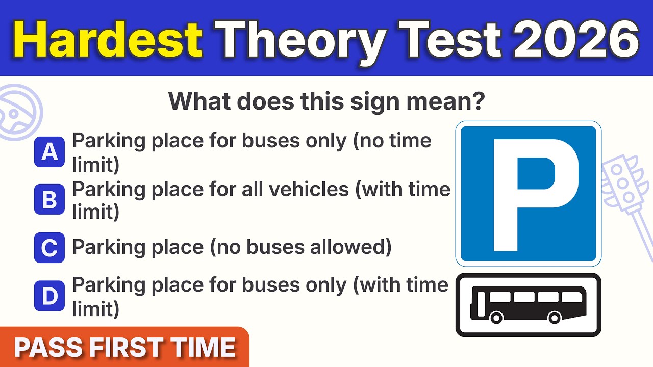 Theory Test 2026 UK | Hardest UPDATED Official DVSA Styled Question & Answer | PASS FIRST TIME