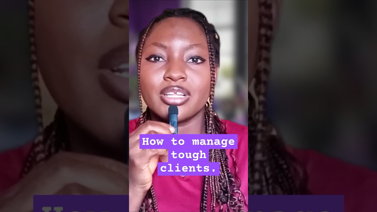 How to manage tough clients. #onlinecommunity #shorts #business